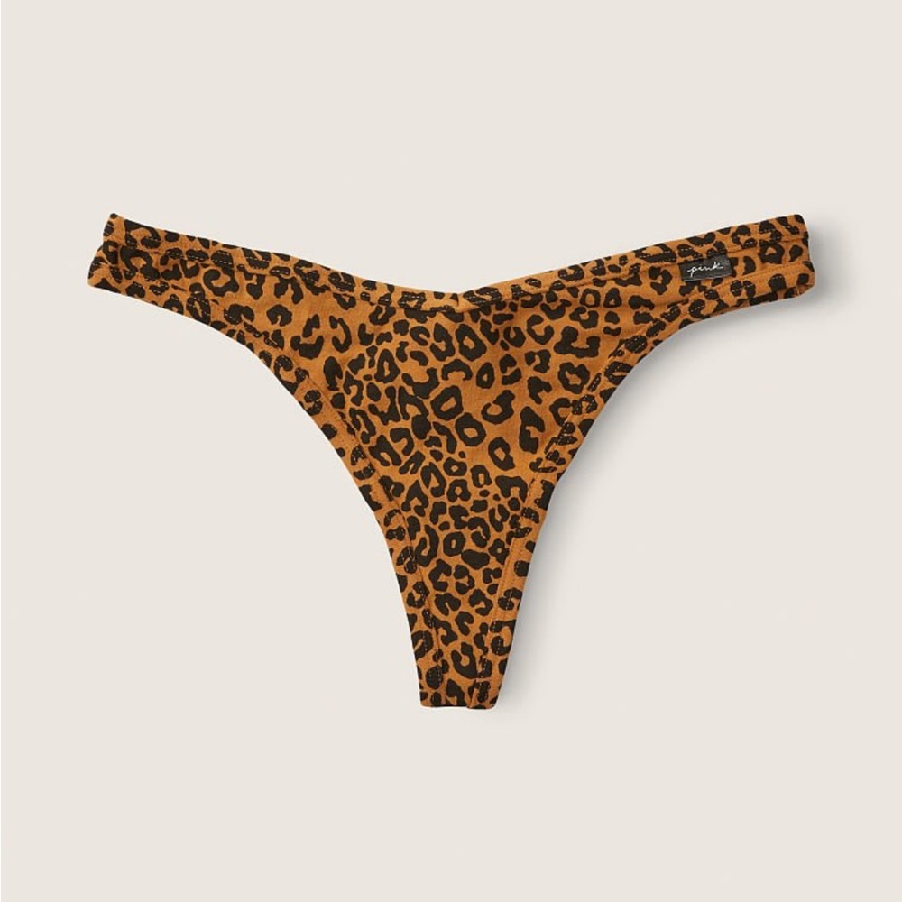 NWT Victoria’s Secret Animal Print Thong Panties